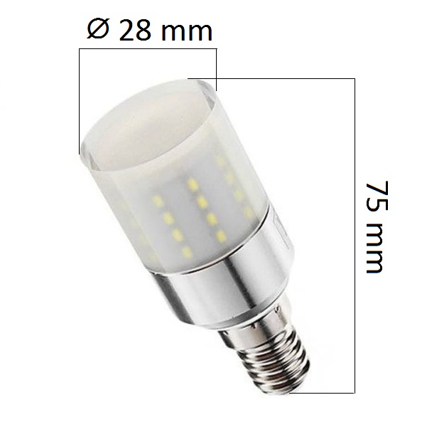 LED žárovka  E14 5W 400lm, studená, ekvivalent 32W