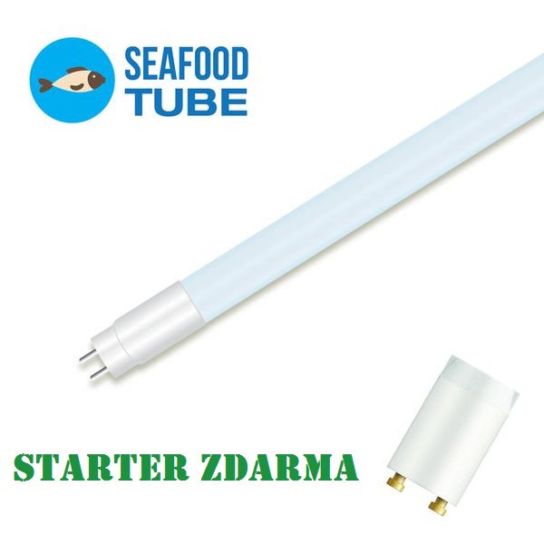 LED zářivka T8 18W 1530lm 120cm pro osvětlení ryb a mořských plodů, STARTÉR ZDARMA