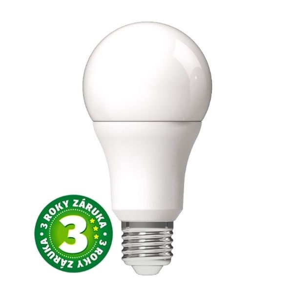 Prémiová stmívatelná LED  žárovka E27 11W 1055lm denní, ekv. 75W, 3 roky