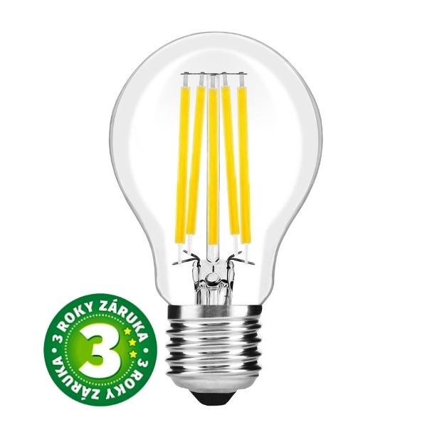 Prémiová retro LED žárovka E27 14W 2000lm, denní, filament, ekv. 126W, 3 roky