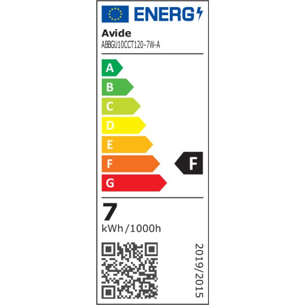 LED žárovka GU10 7W 630lm CCT s přepínačem teploty světla, ekv. 50W