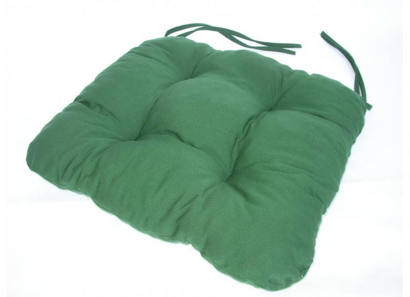 Podsedák na židli 40x40cm, barva tmavě zelená - POSLEDNÍ 1ks