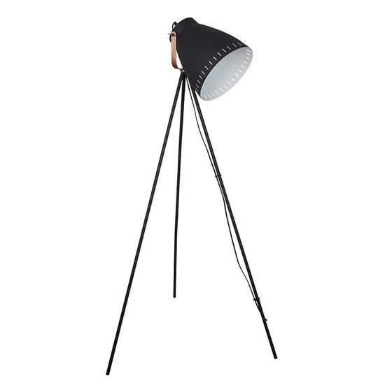 Solight stojací lampa  Torino, trojnožka, 145cm, E27, černá