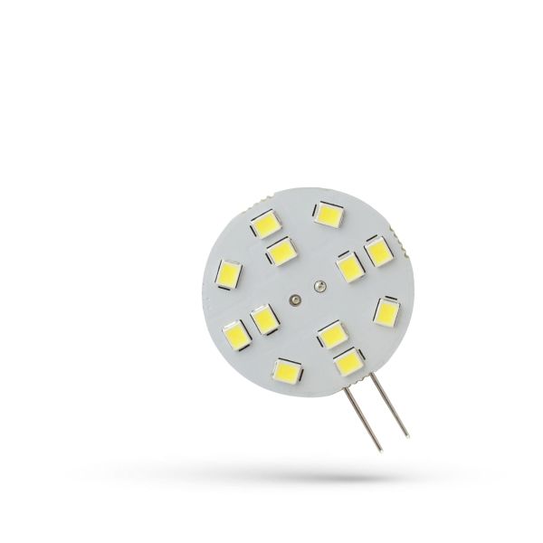 LED žárovka G4 2W 190lm 12V teplá, ekvivalent 19W