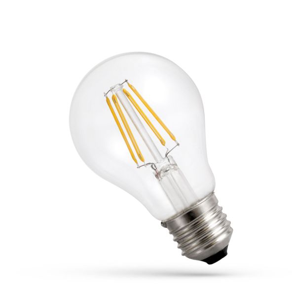 Retro LED žárovka E27 9W 1100lm teplá, filament, ekvivalent 77W