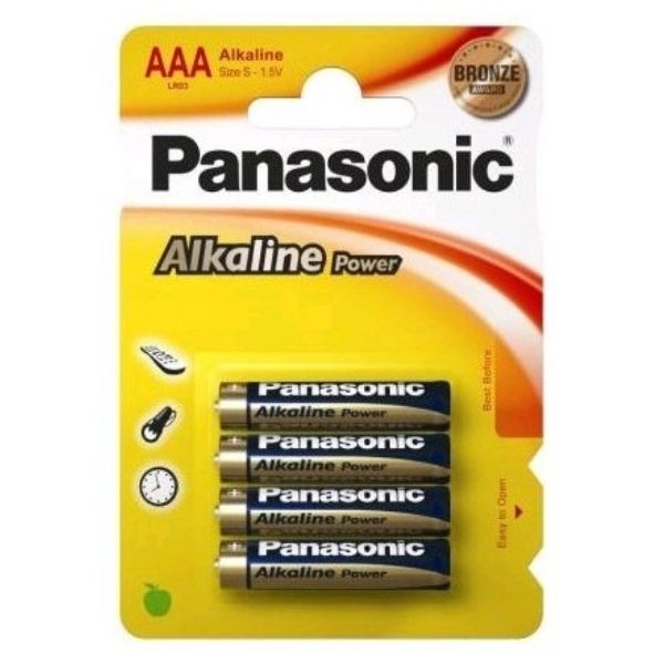 Alkalická mikrotužková baterie AAA (LR03) Panasonic