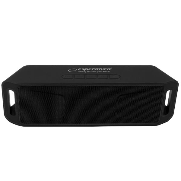 Bluetooth reproduktor 3+3W, nabíjecí, přenosný, s FM rádiem, černý
