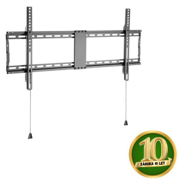 Držák na TV 43"-90" na zeď Holmios fixní, nosnost 70kg, ochrana proti krádeži, 10 let zár.