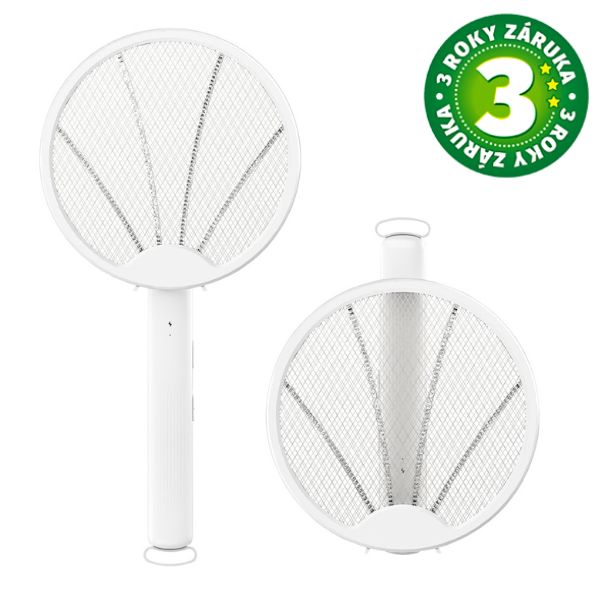 Elektrická plácačka na hmyz 2v1 Navelis s UV světlem, nabíjecí přes USB, 3 roky záruka