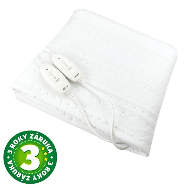 Vyhřívaná podložka do dvojpostele Väline 160x140cm, 2x60W, 3 úrovně teploty, 3 roky záruka