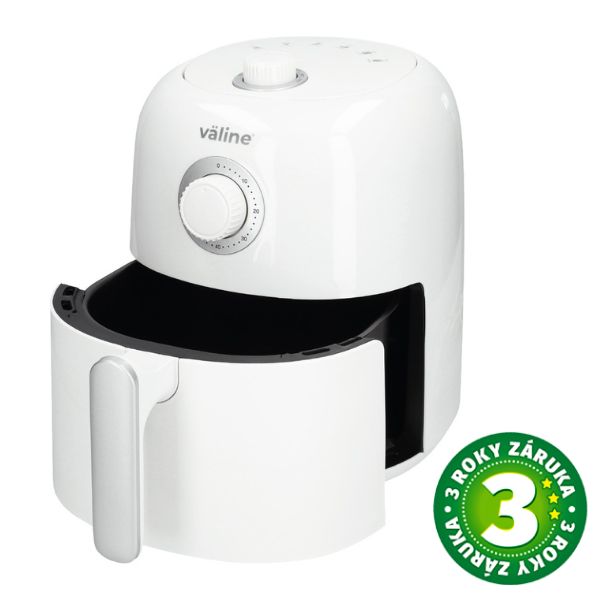 Horkovzdušná fritéza Sabiri 3,2l 1450W,nastavení teploty a času, bílá, 3 roky záruka