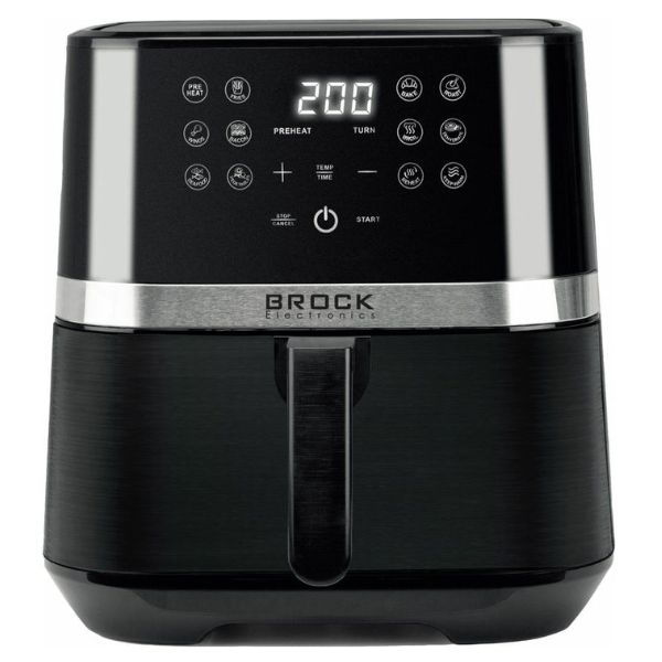 Horkovzdušná fritéza digitální Brock 6,5l, 1800W, 12 programů