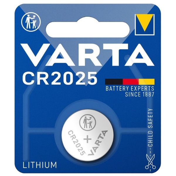Knoflíková lithiová baterie CR2025 VARTA