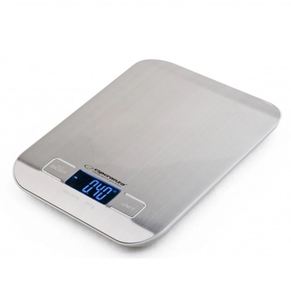 Digitální kuchyňská váha do 5kg stříbrná