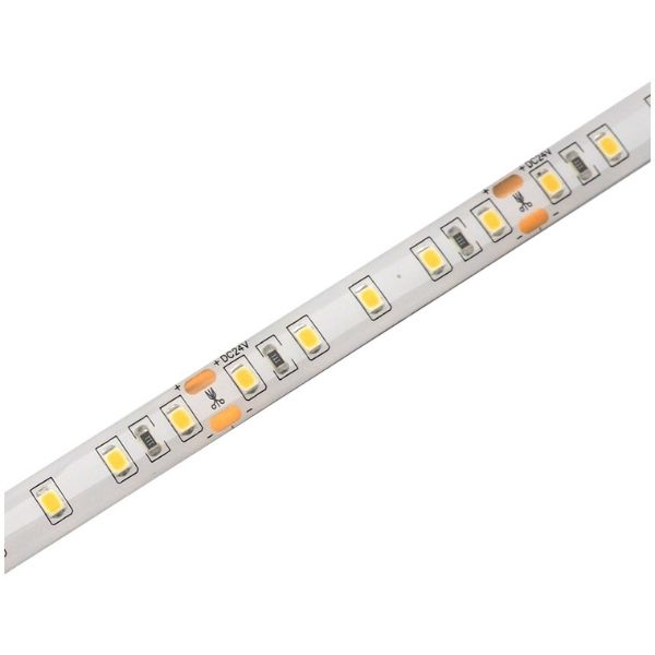 Prémiový LED pásek 24V 120x2835 smd 24W/m, 2400lm/m, voděodolný, studená, délka 5m