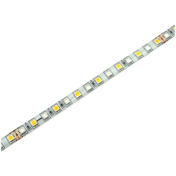 Prémiový RGB+W LED pásek 24V 84x5050 smd vícebarevný, 21,6W/m,990lm/m voděodolný, délka 5m