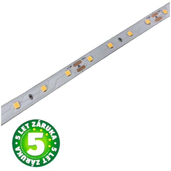 Prémiový LED pásek 64x2835 smd 8W/m, 1160lm/m, denní, délka 5m, 5 let záruka