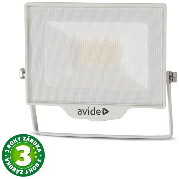 Prémiový ultratenký LED reflektor bílý 20W 2000lm,  denní, s přípravou na čidlo, 3 roky
