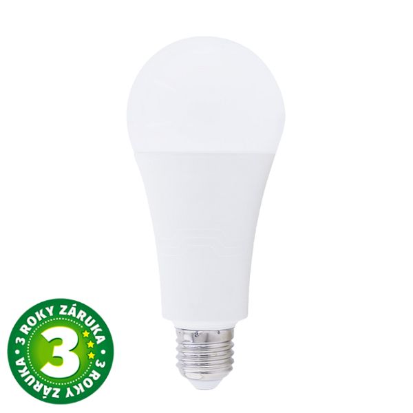 Prémiová LED žárovka E27 21W, 2350lm, denní, ekv. 143W, 3 roky záruka