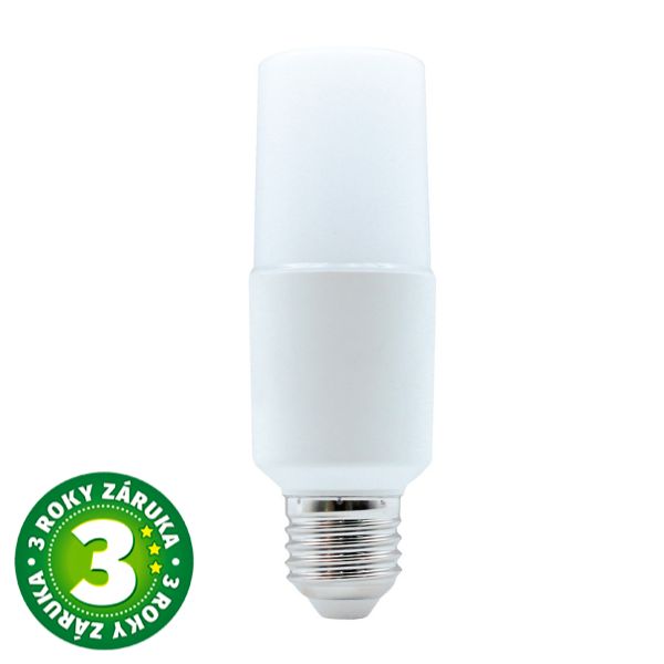 Prémiová LED žárovka E27 9W 820lm T42, denní, ekv. 61W, 3 roky záruka
