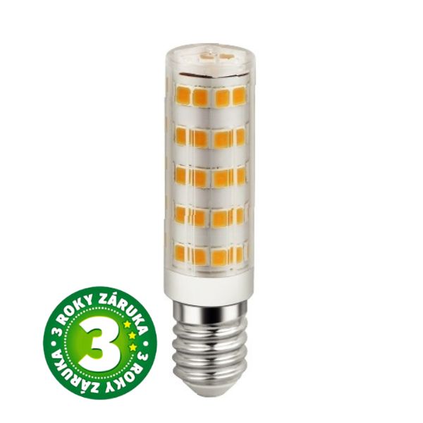 Prémiová LED žárovka E14 4,2W 450lm, denní, ekv. 39W, 3 roky