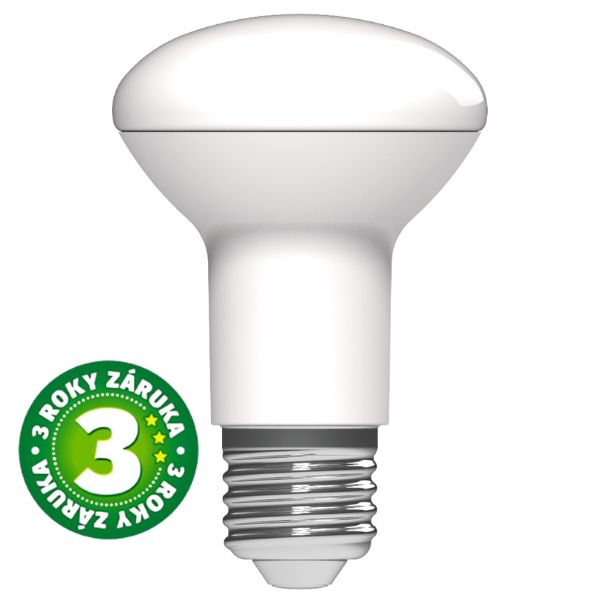 Prémiová LED žárovka E27 8W 806lm R63 denní, ekv. 60W, 3 roky