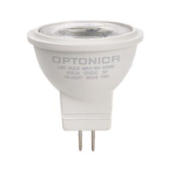 LED žárovka bodovka 3,5cm G4 MR11 3W 210lm 12V, teplá, ekvivalent 13W