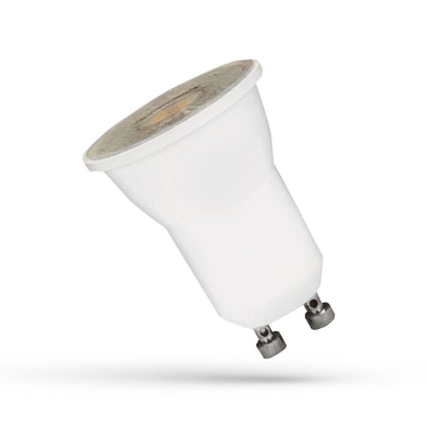 LED žárovka GU10 2W 120lm 3,5cm, denní, ekvivalent 15W