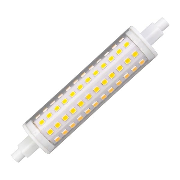 Prémiová LED žárovka R7s 118mm, 9W, 910lm studená, ekvivalent 66W