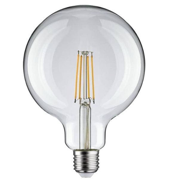 Velká retro LED žárovka E27 12W 1560lm denní, filament, G125, průměr 125mm, ekv. 102W