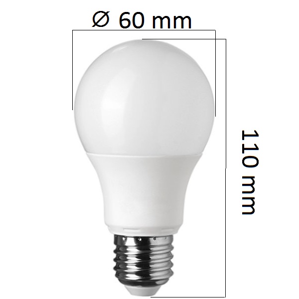 Stmívatelná LED  žárovka E27 10W 800lm, studená, ekvivalent 60W DOPRODEJ