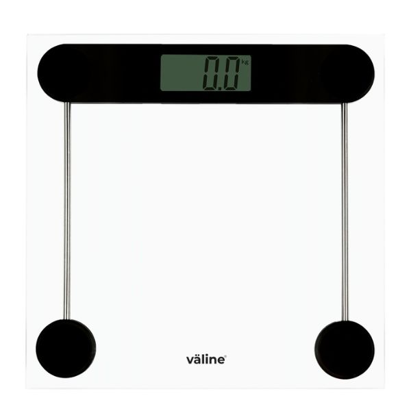 Digitální osobní váha Väline Akale, max 180kg, na 1 baterii CR2032, tvrzené sklo