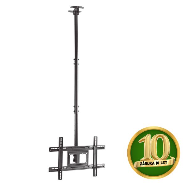 Držák na TV 37"- 80" na strop Holmios, otočný 30°h +5-25°v, nosnost 50kg, 10 let záruka