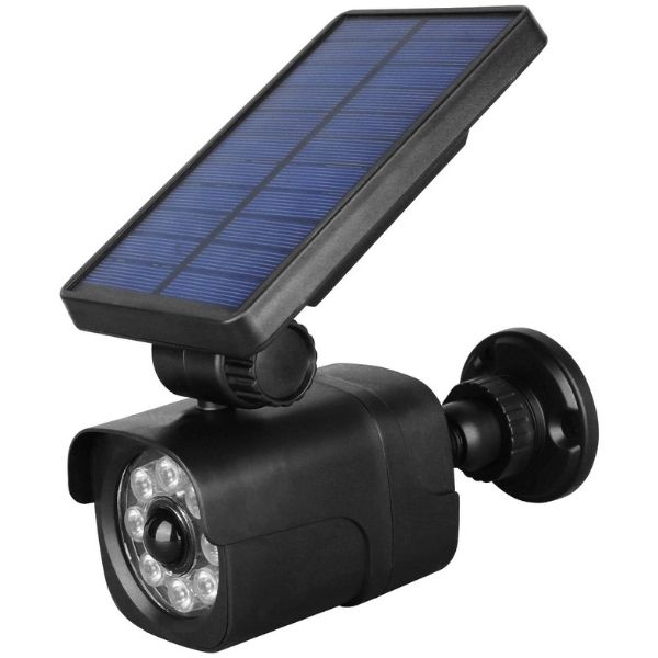 Venkovní solární LED svítidlo falešná kamera s čidlem pohybu 4W 200lm, denní