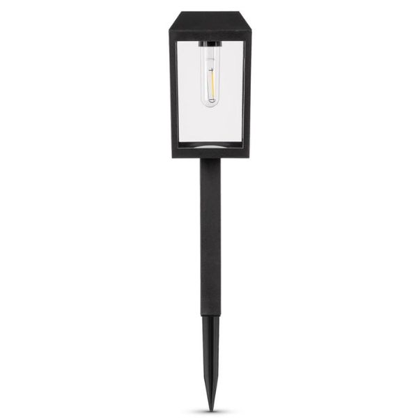 Zahradní solární světlo LED velká lucerna, 50cm, zapichovací, teplá, vyměnitelná baterie