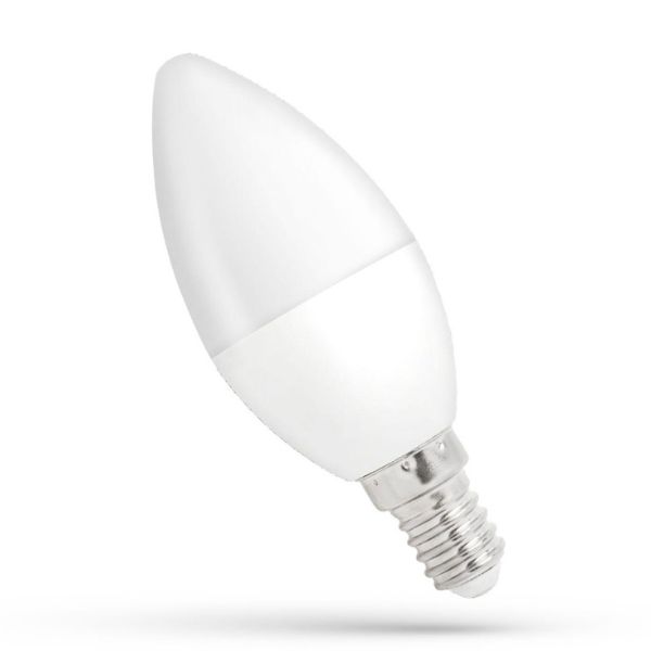 Stmívatelná LED žárovka svíčka E14 5W 470lm, teplá, ekvivalent 43W