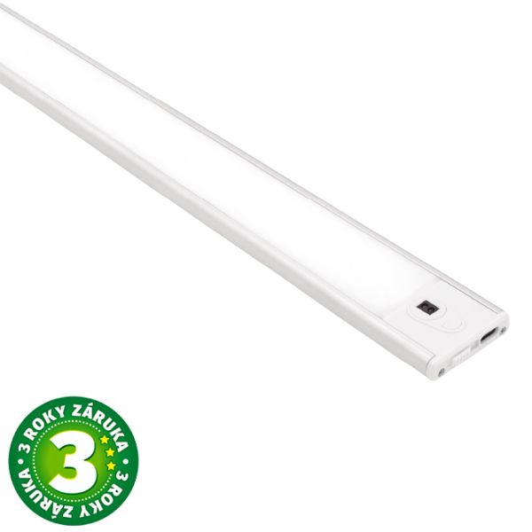 Nabíjecí stmívatelné magnetické LED světlo do skříně s čidlem pohybu 25 cm, 1,2W 110lm CCT
