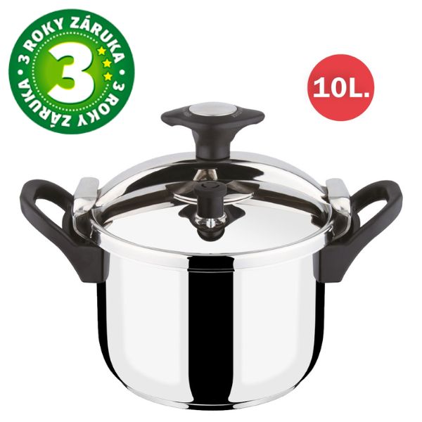 Tlakový hrnec Olla express 10l, pro všechny sporáky včetně indukce, nerez, 3 roky záruka