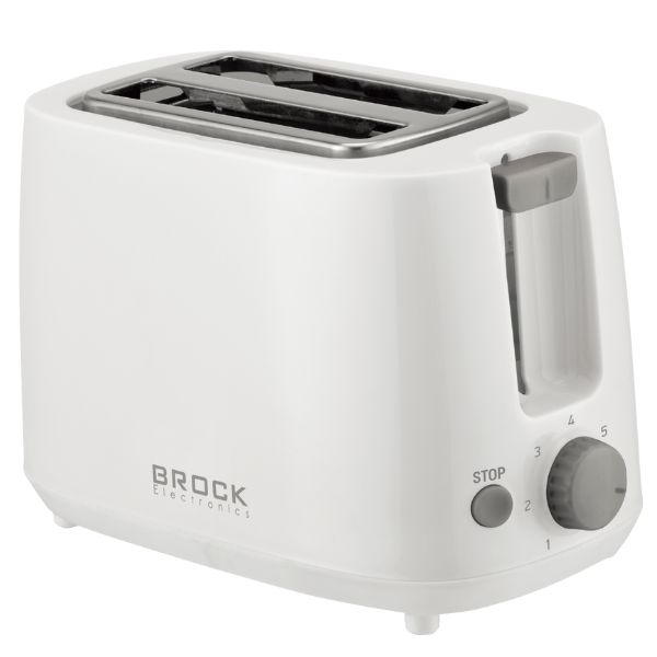 Topinkovač na 2 toasty Brock, 700W, bílý