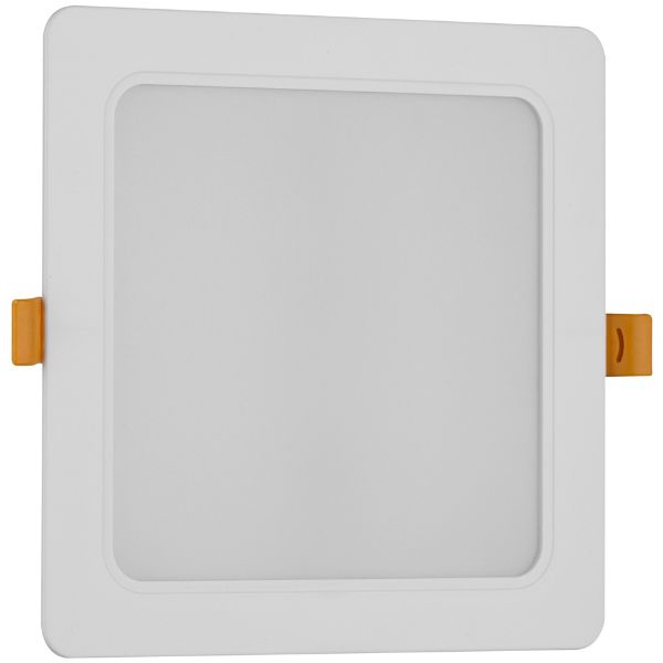 Vestavný LED panel 18W 1900lm, studená, čtvercový, 17cm