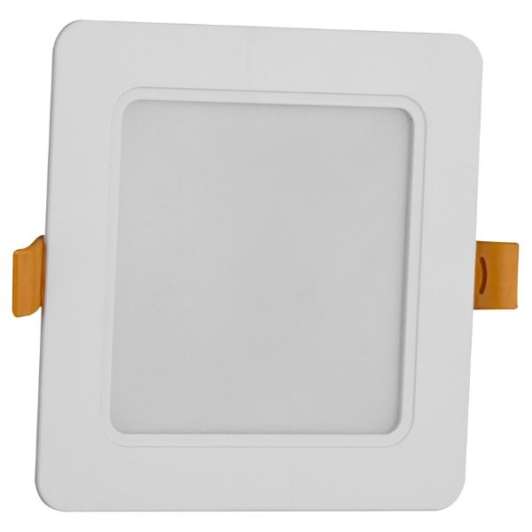 Vestavný LED panel 9W 900lm, denní, čtvercový, 12cm