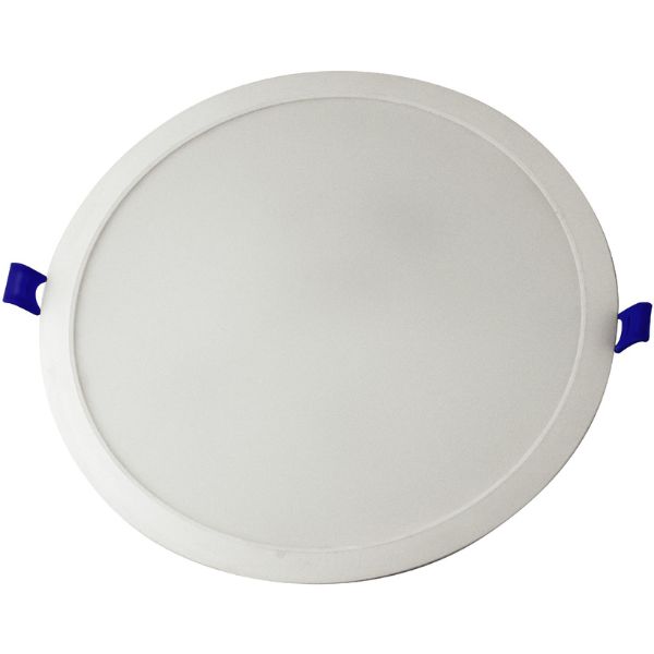 Vestavný LED panel 24W 2490lm, studená, kruhový, 29,5cm