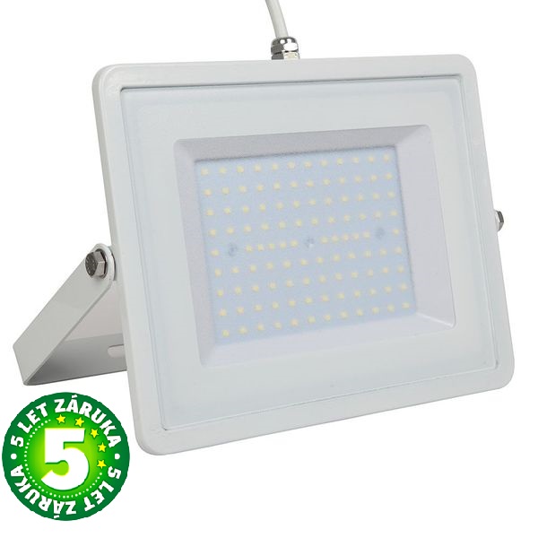 Prémiový ultratenký LED reflektor 100W 8000lm SAMSUNG čipy bílý, denní