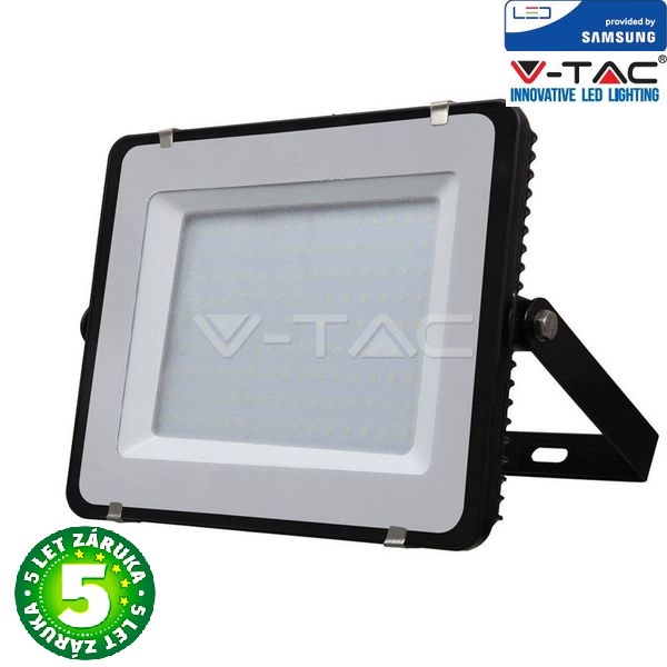 Prémiový ultratenký LED reflektor 150W 12000lm SAMSUNG čipy černý teplý
