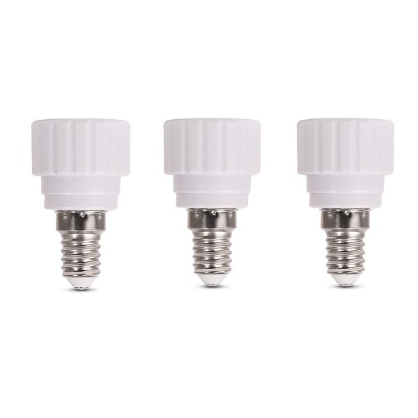 3 x Žárovkový adaptér - redukce  E14 na GU10