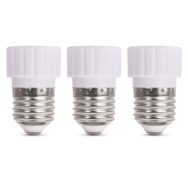 3 x Žárovkový adaptér - redukce  E27 na GU10