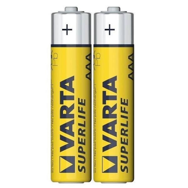 Zinkouhlíková mikrotužková baterie AAA (R03) VARTA Superlife